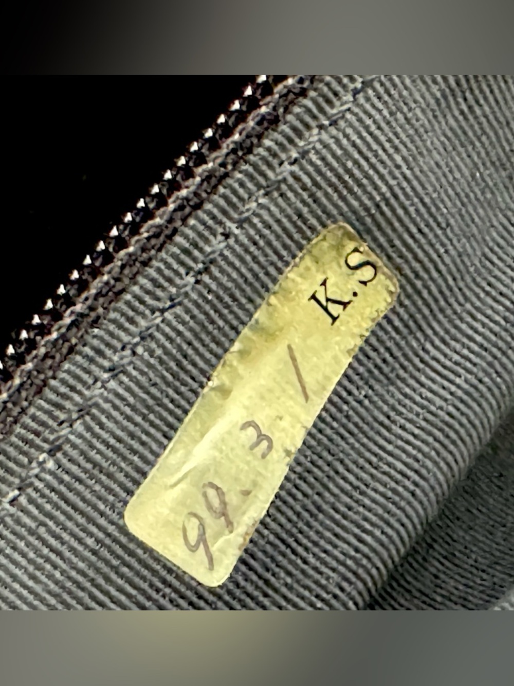 CHANEL Vintage Black Textured Saffiano-style Leather Tote Shopper Bag Italy - Picture 5 of 16